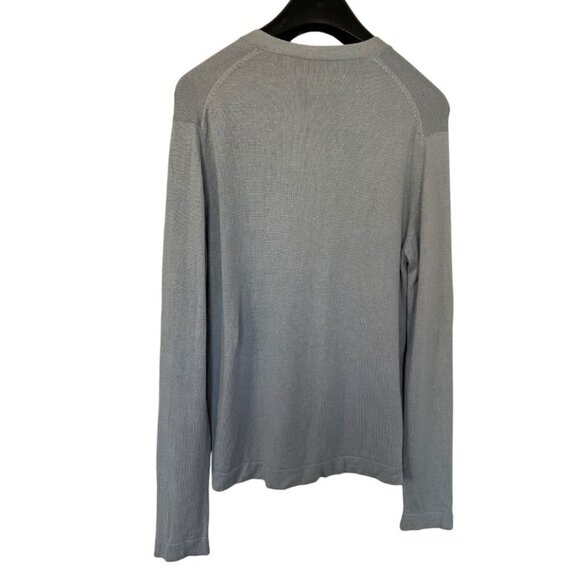 Vintage Brooks Brothers Blue Cardigan Button Down Silk Blend Size M Preppy - Picture 7 of 7